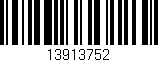 Código de barras (EAN, GTIN, SKU, ISBN): '13913752'