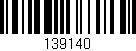 Código de barras (EAN, GTIN, SKU, ISBN): '139140'