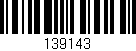Código de barras (EAN, GTIN, SKU, ISBN): '139143'