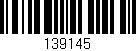 Código de barras (EAN, GTIN, SKU, ISBN): '139145'