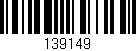 Código de barras (EAN, GTIN, SKU, ISBN): '139149'