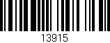 Código de barras (EAN, GTIN, SKU, ISBN): '13915'