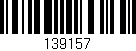 Código de barras (EAN, GTIN, SKU, ISBN): '139157'