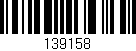 Código de barras (EAN, GTIN, SKU, ISBN): '139158'