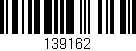 Código de barras (EAN, GTIN, SKU, ISBN): '139162'