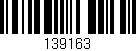 Código de barras (EAN, GTIN, SKU, ISBN): '139163'