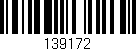 Código de barras (EAN, GTIN, SKU, ISBN): '139172'