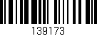 Código de barras (EAN, GTIN, SKU, ISBN): '139173'