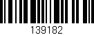 Código de barras (EAN, GTIN, SKU, ISBN): '139182'