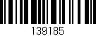 Código de barras (EAN, GTIN, SKU, ISBN): '139185'