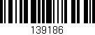 Código de barras (EAN, GTIN, SKU, ISBN): '139186'