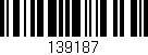 Código de barras (EAN, GTIN, SKU, ISBN): '139187'