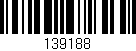 Código de barras (EAN, GTIN, SKU, ISBN): '139188'