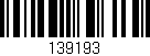 Código de barras (EAN, GTIN, SKU, ISBN): '139193'