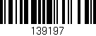 Código de barras (EAN, GTIN, SKU, ISBN): '139197'