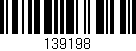 Código de barras (EAN, GTIN, SKU, ISBN): '139198'