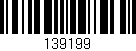 Código de barras (EAN, GTIN, SKU, ISBN): '139199'
