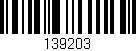 Código de barras (EAN, GTIN, SKU, ISBN): '139203'