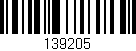 Código de barras (EAN, GTIN, SKU, ISBN): '139205'