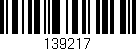 Código de barras (EAN, GTIN, SKU, ISBN): '139217'