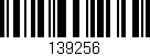 Código de barras (EAN, GTIN, SKU, ISBN): '139256'