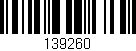Código de barras (EAN, GTIN, SKU, ISBN): '139260'