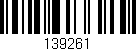 Código de barras (EAN, GTIN, SKU, ISBN): '139261'