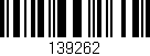 Código de barras (EAN, GTIN, SKU, ISBN): '139262'