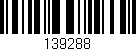 Código de barras (EAN, GTIN, SKU, ISBN): '139288'