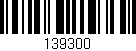 Código de barras (EAN, GTIN, SKU, ISBN): '139300'