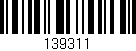 Código de barras (EAN, GTIN, SKU, ISBN): '139311'