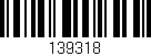 Código de barras (EAN, GTIN, SKU, ISBN): '139318'