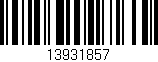 Código de barras (EAN, GTIN, SKU, ISBN): '13931857'