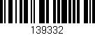 Código de barras (EAN, GTIN, SKU, ISBN): '139332'