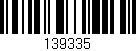 Código de barras (EAN, GTIN, SKU, ISBN): '139335'
