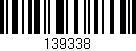 Código de barras (EAN, GTIN, SKU, ISBN): '139338'