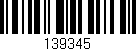 Código de barras (EAN, GTIN, SKU, ISBN): '139345'
