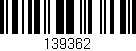 Código de barras (EAN, GTIN, SKU, ISBN): '139362'