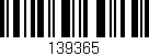 Código de barras (EAN, GTIN, SKU, ISBN): '139365'