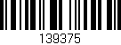 Código de barras (EAN, GTIN, SKU, ISBN): '139375'