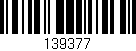 Código de barras (EAN, GTIN, SKU, ISBN): '139377'