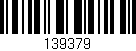 Código de barras (EAN, GTIN, SKU, ISBN): '139379'