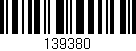 Código de barras (EAN, GTIN, SKU, ISBN): '139380'