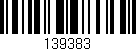 Código de barras (EAN, GTIN, SKU, ISBN): '139383'