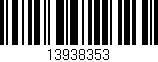 Código de barras (EAN, GTIN, SKU, ISBN): '13938353'