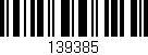 Código de barras (EAN, GTIN, SKU, ISBN): '139385'