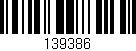 Código de barras (EAN, GTIN, SKU, ISBN): '139386'