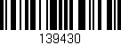 Código de barras (EAN, GTIN, SKU, ISBN): '139430'