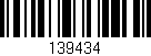 Código de barras (EAN, GTIN, SKU, ISBN): '139434'