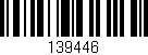 Código de barras (EAN, GTIN, SKU, ISBN): '139446'